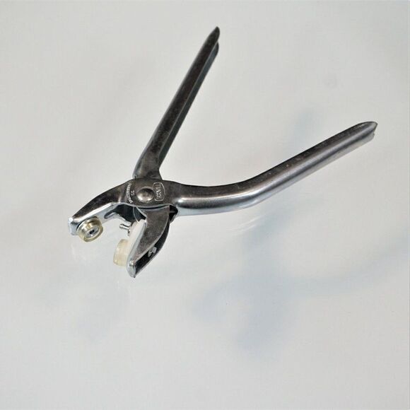 Vintage Scovill Snap Metal Rivet Punch Grommet Pliers Made in USA - Picture 4 of 7